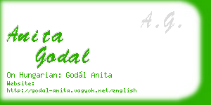 anita godal business card